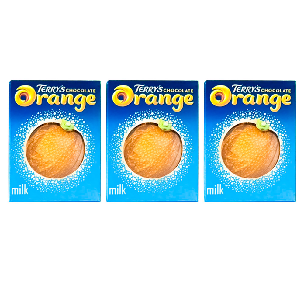 オレンジフレーバーのユニークなチョコレート 送料無料 初売り TERRY'Sテリーズ 商品 オレンジ 157g×3個セット クール便 チョコレート ミルク
