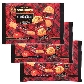 ウォーカー ショートブレッド アソートパック＃1853 、168g 3袋セット 送料無料 送料無料 イギリスクッキー 英国王室御用達ショートブレッド
