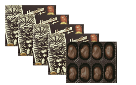 ハワイアンホースト マカダミアナッツ チョコレート 4oz 8粒 5箱セット 送料無料 HawaiianHost ハワイお土産 マカデミアナッツチョコレート