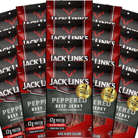 ジャックリンクス ビーフジャーキー ペッパー 20袋セット（50g×20） 大容量 おつまみ USAジャーキ 肉乾 肉干