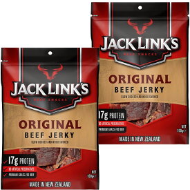 ジャックリンクス ビーフジャーキー 2袋セット (100g×2) オリジナル 送料無料 おつまみ USAジャーキー
