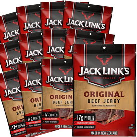 ジャックリンクス ビーフジャーキー 12袋セット (100g×12) オリジナル 送料無料 おつまみ USAジャーキー
