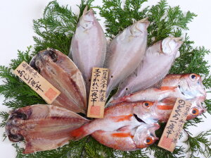 産地直送 島根県沖産 ひもの大黒 セット 送料込み あじ、エテかれい、のどぐろ (冷凍) ギフト 干し物 お取り寄せ 岡富商店