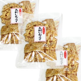 送料込み 広島名産 得々大判 いかフライ 145g 3袋セット しっとりやわらかタイプ イカ天 おつまみ 魷脆餅 下酒菜