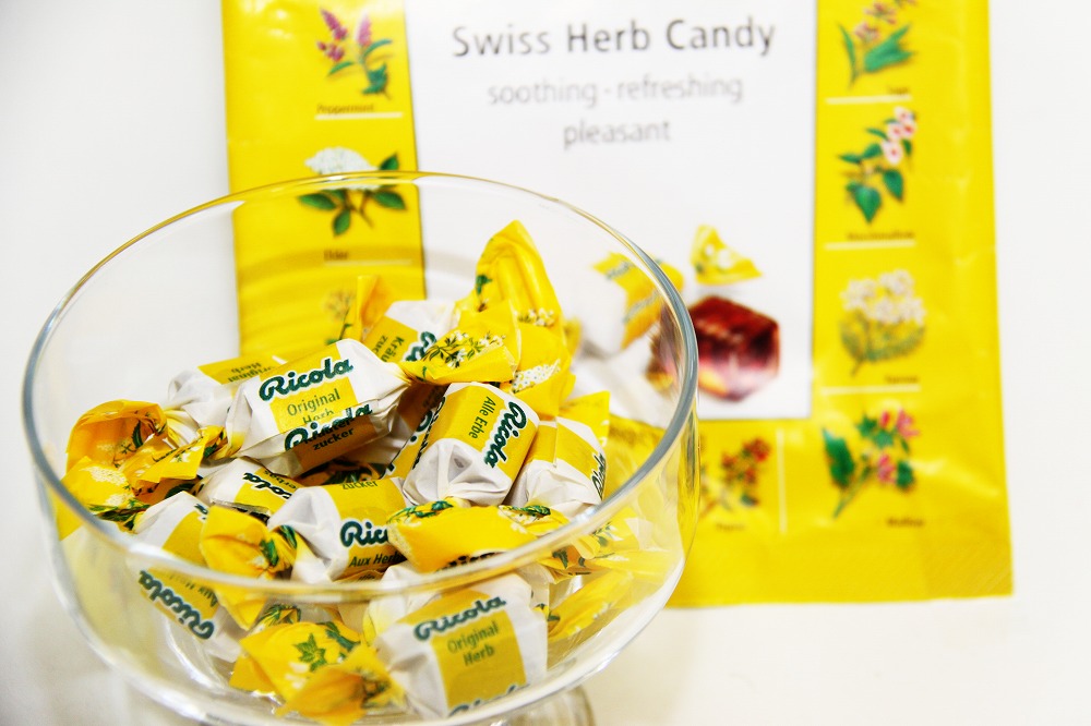 送料込み リコラ ハーブ キャンディー 3種3袋セット (70g×3袋) (オリジナル、レモンミント、グラッシャーミント)　のど飴 合成香料着色不使用