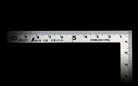 シンワ測定　曲尺小型 三寸法師 ステン 10× 5cm 表裏同目 12101