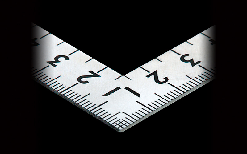 永遠の定番 シンワ測定 曲尺小型 平 裏面角目 30×15cm ステン 12114 計測工具