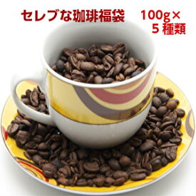 最高級豆の5つの贅沢福袋「セレブ」なコーヒー各100gセット3800円