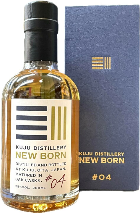 楽天市場】ウイスキー 久住蒸留所 NEW BORN # 04 箱付き 55度 200ml 