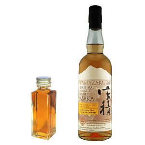 new�y�ʂ蔄��zSINGLE MALT�@JAPANESE WHISKY�@���� �j���[�A�����J���I�[�N�J�X�N���U�[�u�@YAMAZAKURA�@30ml or 100ml�@55�x�@���̐�𑢁@�E�C�X�L�[�@������
