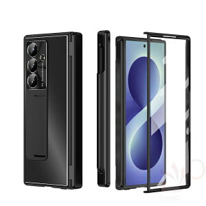 Galaxy Z Fold8 Ultra �P�[�X �A���~���� �X�}�z�P�[�X Z Fold8 Ultra �J�o�[ �P�[�X��̌^�t�B�����t�� �_�u���q���W �S�ʕی� �X�^���h�@�\ �^�b�`�y���t�� �����Y�S�ʕی� �ϏՌ� 6�F �S�[���h�V��