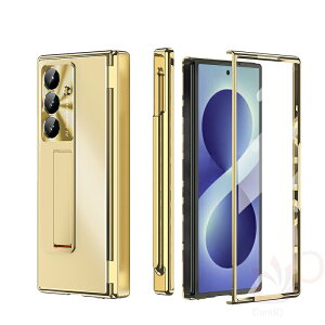 Galaxy Z Fold8 Ultra �P�[�X �A���~���� �X�}�z�P�[�X Z Fold8 Ultra �J�o�[ �P�[�X��̌^�t�B�����t�� �_�u���q���W �S�ʕی� �X�^���h�@�\ �^�b�`�y���t�� �����Y�S�ʕی� �ϏՌ� 6�F �S�[���h�V��