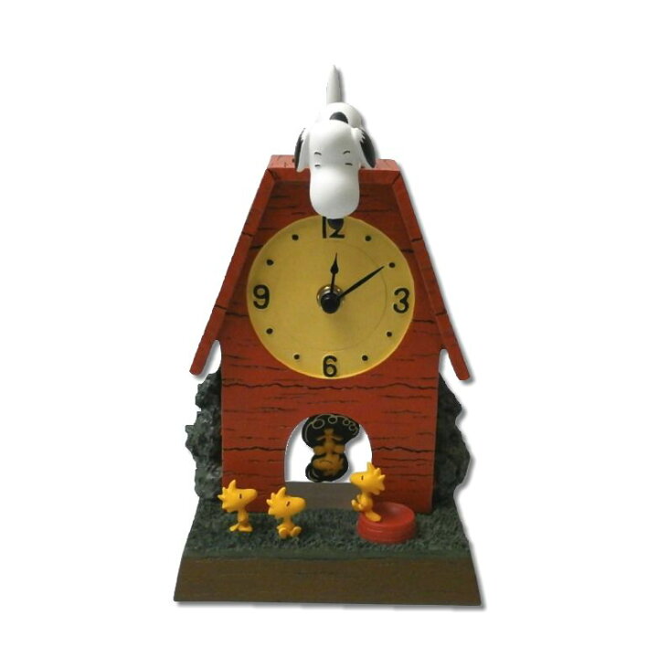 楽天市場】PEANUTS ふりふり振子時計 20973 [メール便非対応商品 