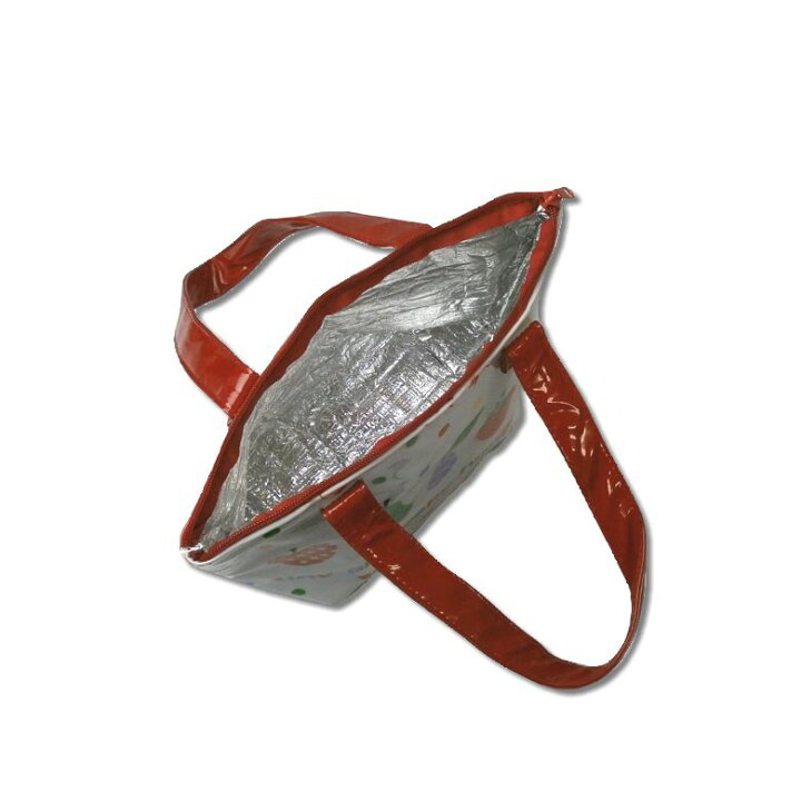 楽天市場 はらぺこあおむし 保冷トートバッグ ｓ レッド K 6756b 追跡可能メール便 送料0円 対応商品 はらぺこ あおむし キャラクターグッズ プレゼント ギフト キャラクターショップａｖｅｎｕｅ