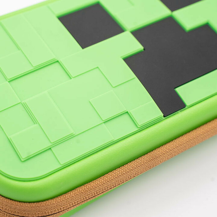 楽天市場 Switch スイッチ キャリングケース カバー ポーチ Sdカードポケット付き マインクラフト マイクラ クリーパー 廣屋ワクワクshop 楽天市場店