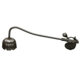 ローソク消し 蓮の花 上煮色 仏具 ろうそく消し 火消し 蝋燭 ロウソク 仏壇 火消 ろーそく コンパクト ミニ おしゃれ 蓮 ハス 仏壇用 高級 仏壇用品 仏具用品 供養 お盆 お彼岸 法事 命日 安全 便利用品 便利グッズ 金茶 ブラウン 茶色 便利 ブロンズ 国産 日本製