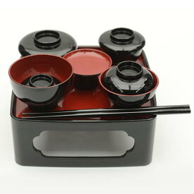 仏膳セット 仏膳椀 黒内朱 6寸 初盆 新盆 お盆 お彼岸 お供え 食器 仏様のお膳 霊供膳