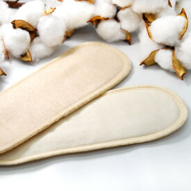 オーガニックコットン布ナプキン用パッド　2枚セットメイド・イン・アース