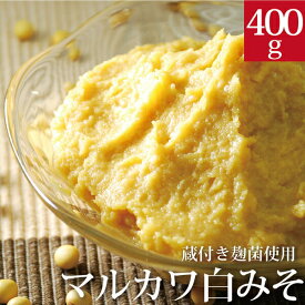 自然栽培白みそ 400g 日本唯一の蔵付き麹菌で造りました