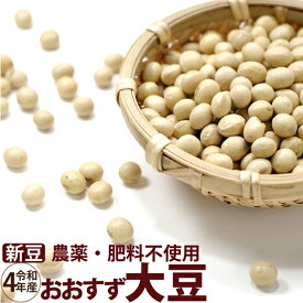 【新豆】おおすず大豆 農薬・肥料不使用 令和4年 青森県産