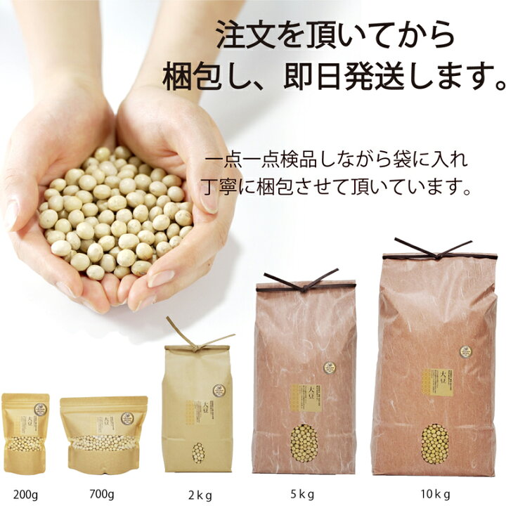 大豆】無肥料無農薬栽培【大中小MIX】13kg （楽天市場】おおすず大豆 
