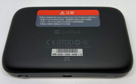 【中古】ZTE Pocket WiFi SoftBank 203Z ブラック