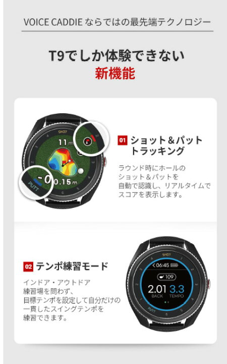 楽天市場】ボイスキャディT9 中古品 ゴルフウォッチ GPS距離計 ゴルフ 
