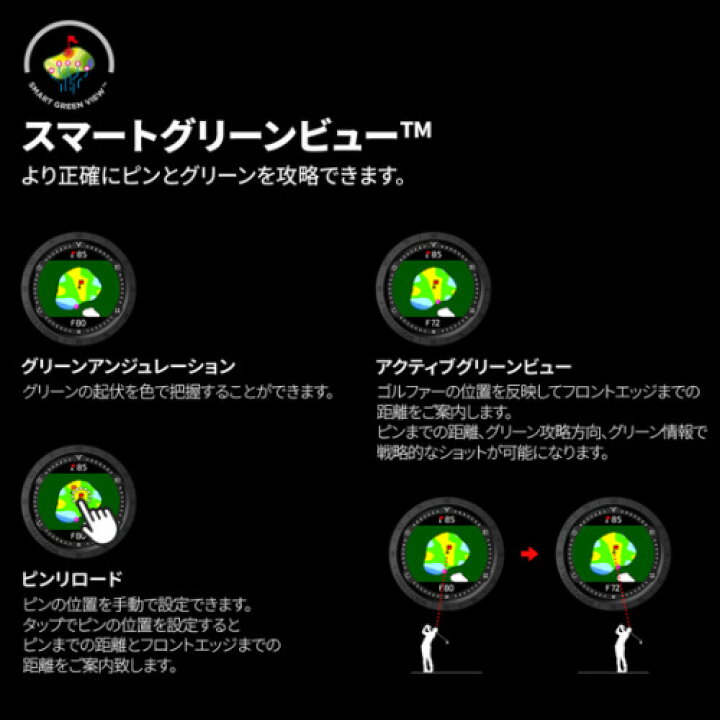 楽天市場】ボイスキャディA3 ゴルフウォッチ GPS距離計 ゴルフ距離計 