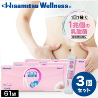 【1袋に1兆個の乳酸菌で腸活!】乳酸菌(EC-12)顆粒61袋×3個 乳酸菌 フェカリス菌 サプリメント 乳酸菌サ…