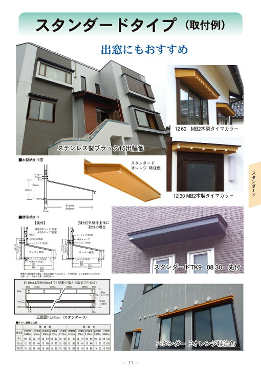 楽天市場】ひさしステンレス スタンダード庇後付用キャップ付1230 出巾12寸長さ3尺(1040mm) : ひさしの総合メーカー