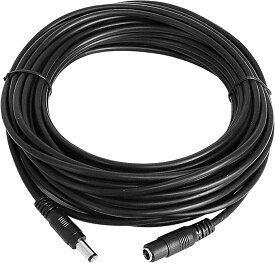 Hiseeu 10Mアダプタ延長ケーブル ACアダプター延長ケーブル 12V DCプラグ 外径5.5mm 内径2.1mm CCTVカメラセキュリティ 防犯カメラ専用