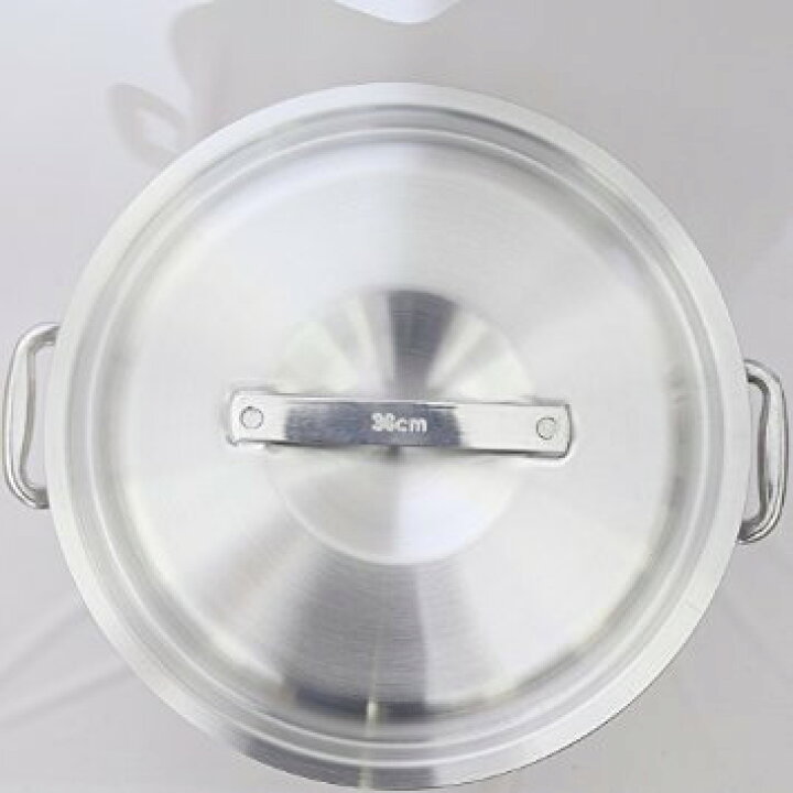 楽天市場】【業務用】アルミ製半寸胴鍋 36cm蓋有 業務用/アルミ半寸胴 
