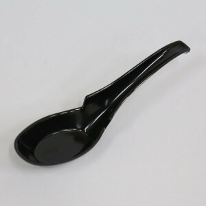 引っ掛け ラーメン レンゲ (黒) 【10個セット】 メラミン 引っ掛け レンゲ 業務用 レンゲスプーン _FH70222BK-10