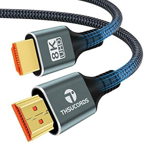 Thsucords 8K 4K HDMI �P�[�u�� 0.5M �����ґg HDMI 2.1 �R�[�h 8K@60Hz 4K@120Hz 144Hz 48Gbps Roku TV/PS5/HDTV/Blu-ray�ɑΉ� �K�i���������s��