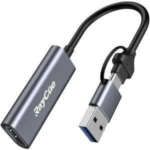 RayCue HDMI Lv`[{[h SwitchΉ rfILv`J[hQ[Lv`[ 4Ḱ1080Po USB&Type C 2 in 1 ^y Q[^/HDMIrfI^/CuzMp Windows/Linux/MAC/Android/iPhone1