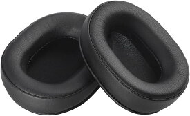 交換用イヤーパッドCompatible With Audio Technica WS660BT ATH-WS660BT ワイヤレスオーバーイヤーヘッドフォン - プロテインコーテックスイヤーマフクッション（ブラック）
