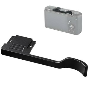 Yullmu gr3 グリップ 金属サムグリップ サムグリップ サムレスト Ricoh GR3 GR3X GRIII GRIIIx カメラ適用 装着簡単 ブラック