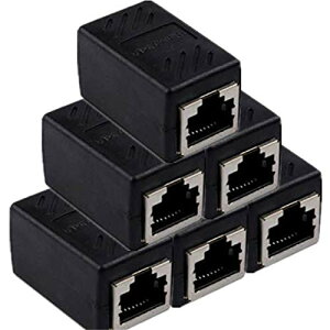 LANP[u RlN^ RJ45 pRlN^ MKrbgΉ 8P8C Cat7 / Cat6 / Cat5e vO Lan[q (ubN, 6)