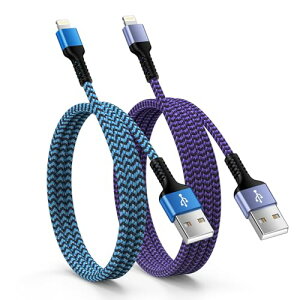 Ocbuo iPhone [dP[u USB-A to CgjOP[u 2{ (0.9M+1.8MjMFiF ACtH }[dP[u lightning usbP[u ACz[dR[h X}z[dP[u iPhone14/13/12/11/8/iPad/AirPods/