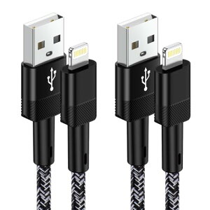 kigpozi iphone [dP[u 1.8m CgjOP[u 2{Zbg  iPhone[dR[h 2.4A}[d Lightning P[u iPhone P[u iC҂ ACtH[dP[u fh~ ϋv iPho