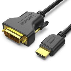BENFEI HDMI - DVIA1.8m HDMI - DVI P[u o DVI-D 24+1 IX - HDMI IX A_v^[P[u T|[g 1080P t HD Raspberry PiARokuAXbox OneAPS4 PS3AOtBbNJ[h