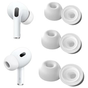 [3�y�A] Adhiper airpods pro2 �C���[�`�b�vfor Airpods Pro �C���[�s�[�X,�_�炩�����K�C���[�`�b�vfor Airpods Pro ��2���� �C���[�s�[�X �Afor Airpods pro �C���[�s�[�X ����~�߃m�C�Y�L�����Z�����O����(S/M