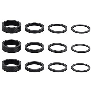 TRIWONDER wbhZbgXy[T[ 28.6mm [Xy[T[ oCNXy[T[ XeXy[T[ RXy[T[ [hoCN }EeoCN Bike Headset Spacer (02 ubN - 12pcs)