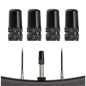 自転車 仏式 バルブキャップ 4個セット アルミ合金製 タイヤ バルブ キャップ アルミバルブキャップ 英式 対応 フレンチバルブ タイヤバルブ ロードバイク クロスバイクに対応 仏式バルブ用