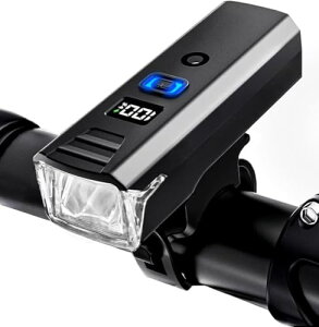 新型ディジタル電気量 光センサー自転車 ライト 大容量3000mAh 高輝度2100ルーメン 自動点灯モード 大容量 自転車用 LED 180°大ワイド照明 5モード TYPE-C USB充電式 防水 防振 バイク/クロスバイク/