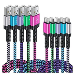 USB Type C P[u 1.83m 5{*5F iPhone 16 15[dP[u 3A}[d QC3.0Ή ^Cvc[dP[u ϋv iC iPhone 15 15Plus 15Pro 15Pro Max,Xperia XZ XZ2 XZ3, Galaxy A20 A21 S10 S10+ȂǂType -C@Ή