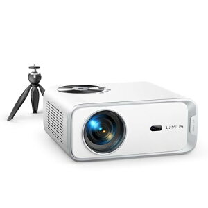 Android TV搭載WiMiUS プロジェクター 小型電動フォーカス&自動台形補正& 高輝度700ANSI 三脚スタンド付き WIFI6 Bluetooth5.2 リアル1080P 4K対応 ズーム機能 モバイル 内蔵HiFiスピーカー 防塵 静音
