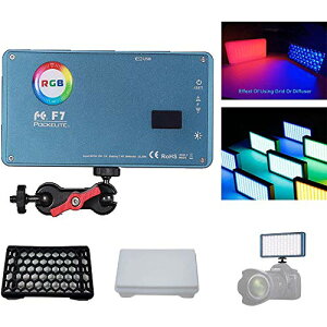 FalconEyes F7 12W RGBCg njJ\tgt Mini|PbgJCg ΋z@\ Bi-Color2500K-9000K CRIT97 4060LUX0.3m Type-C[d on-JrfICg
