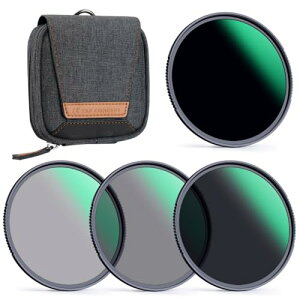 K&F Concept 82mm NDtB^[Zbg ND4+ND8+ND64+ND1000 {AGCwKX HD𑜗 Ⴂ˗ 28wimR[eBO  hLYh~ tB^[obOt[J[cX
