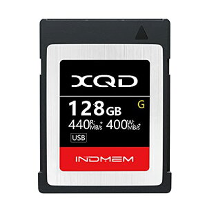 INDMEM XQD[J[h 128GB ݑx400MB/s ǂݏox440MB/s